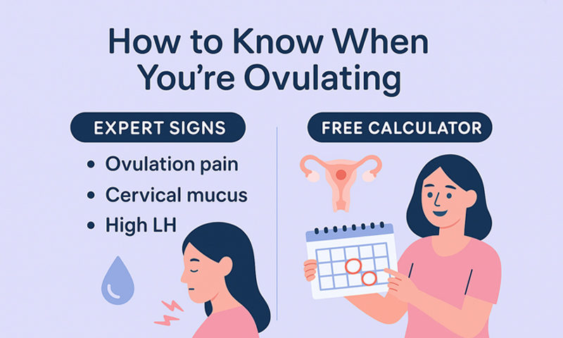 How to Know When You’re Ovulating: Expert Signs & Calculator